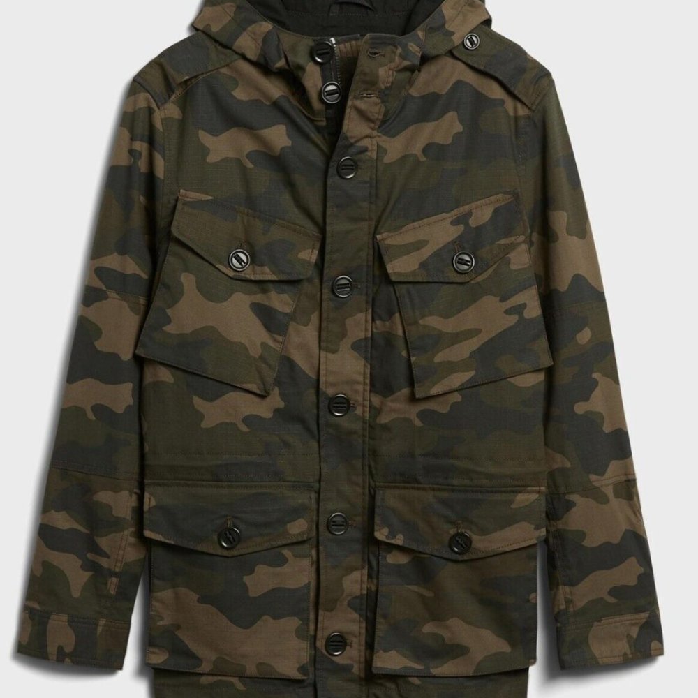 Banana Republic Camo Jacket Size Small